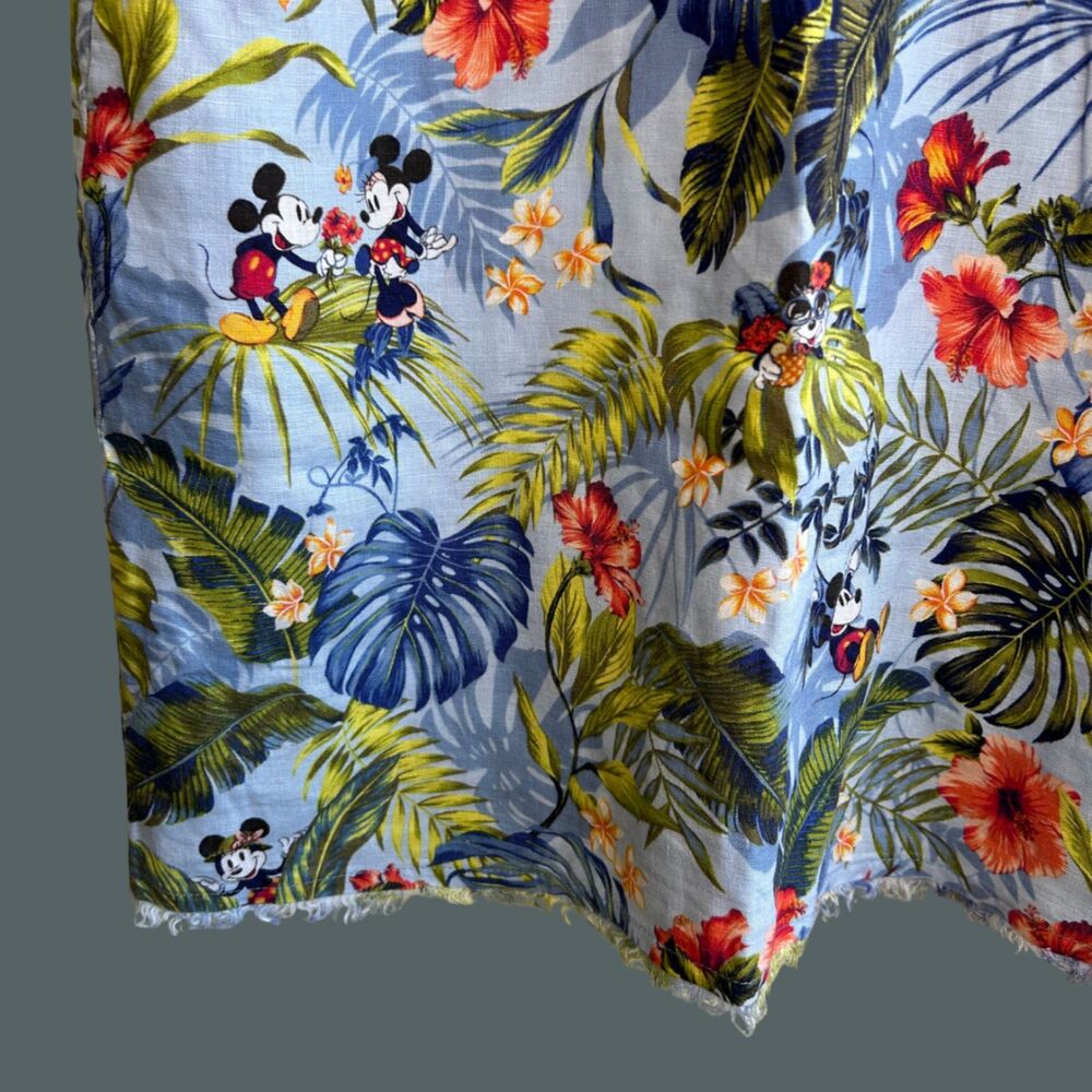 Disney X Tommy Bahama Jungle Jubilee Linen Shift Dress - Picture 8 of 8
